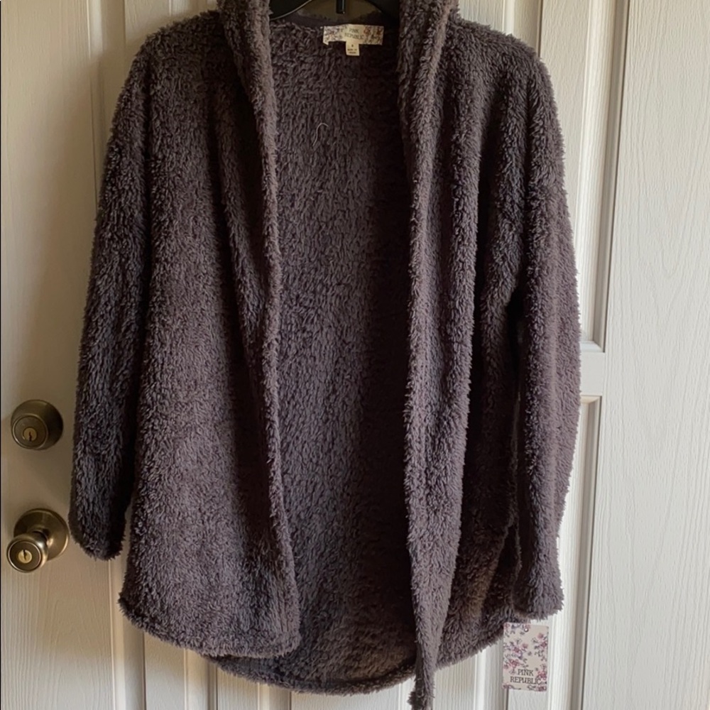 pink republic sherpa jacket